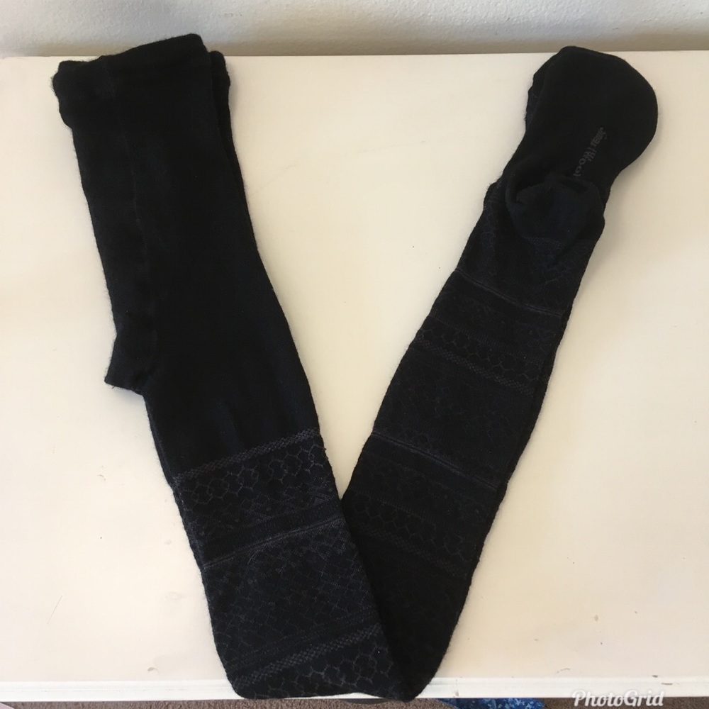 Smartwool Tights Black And Grey